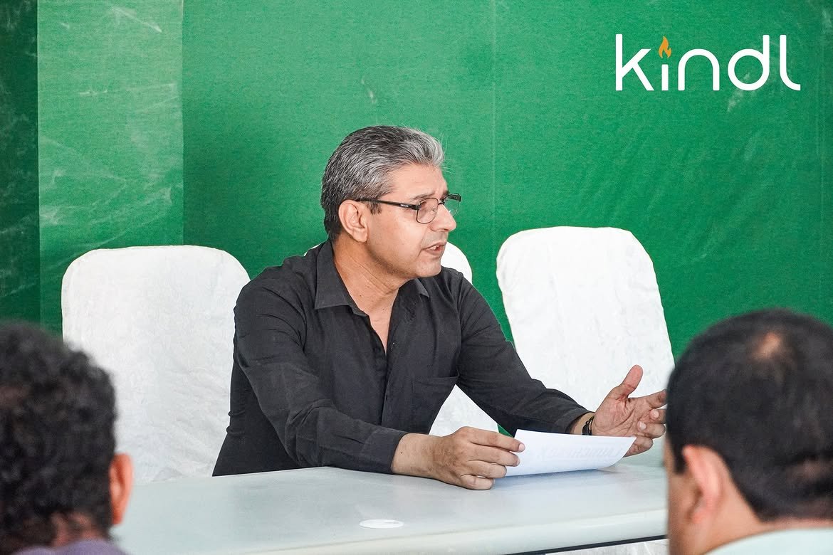 Founder registration and check-in at the Kindl Entrepreneurship Session